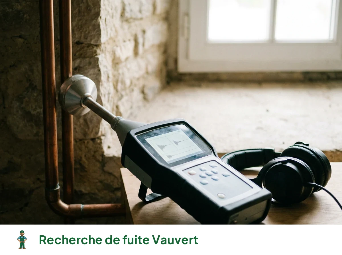 Recherche de fuite à Vauvert