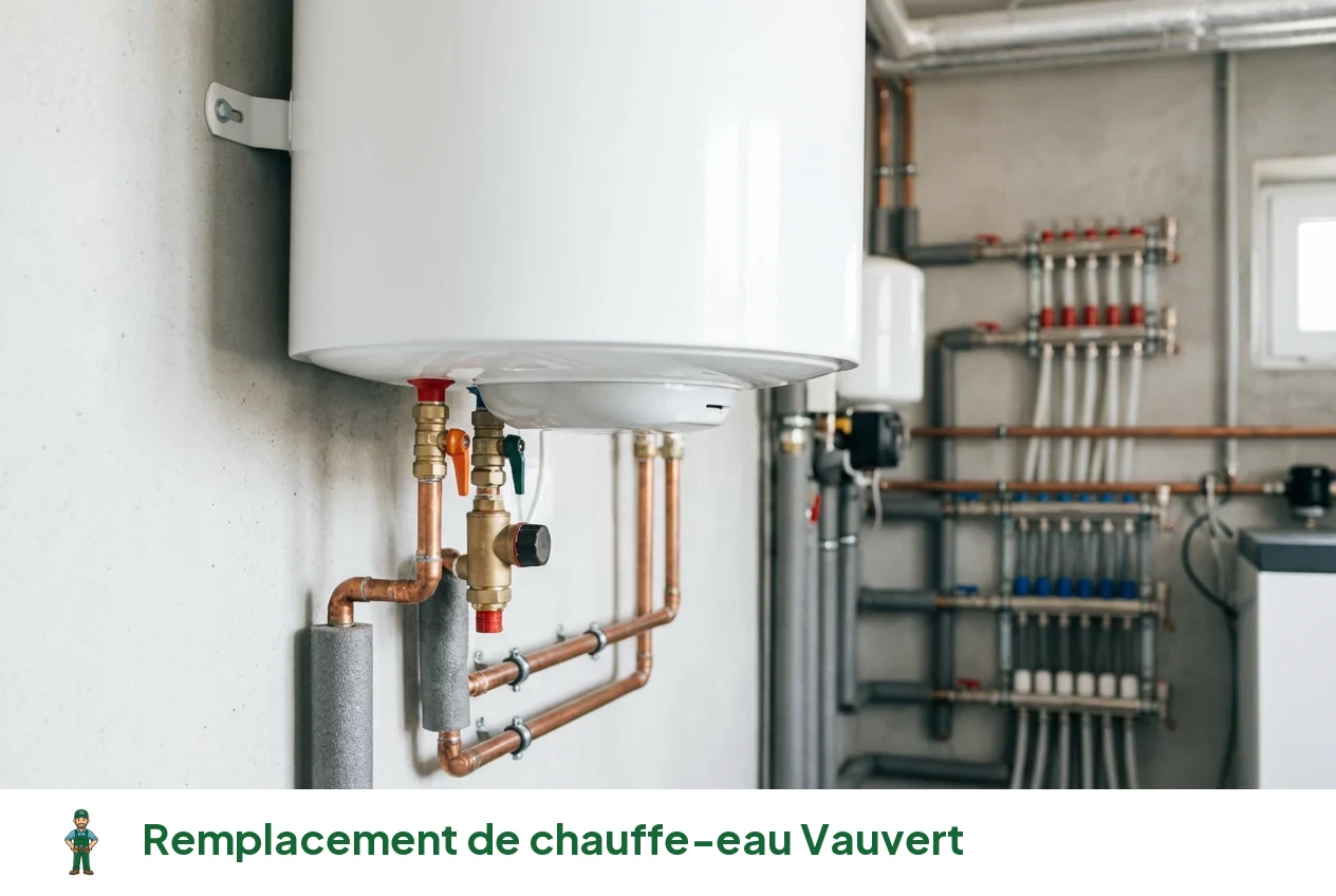 Remplacement de chauffe-eau à Vauvert