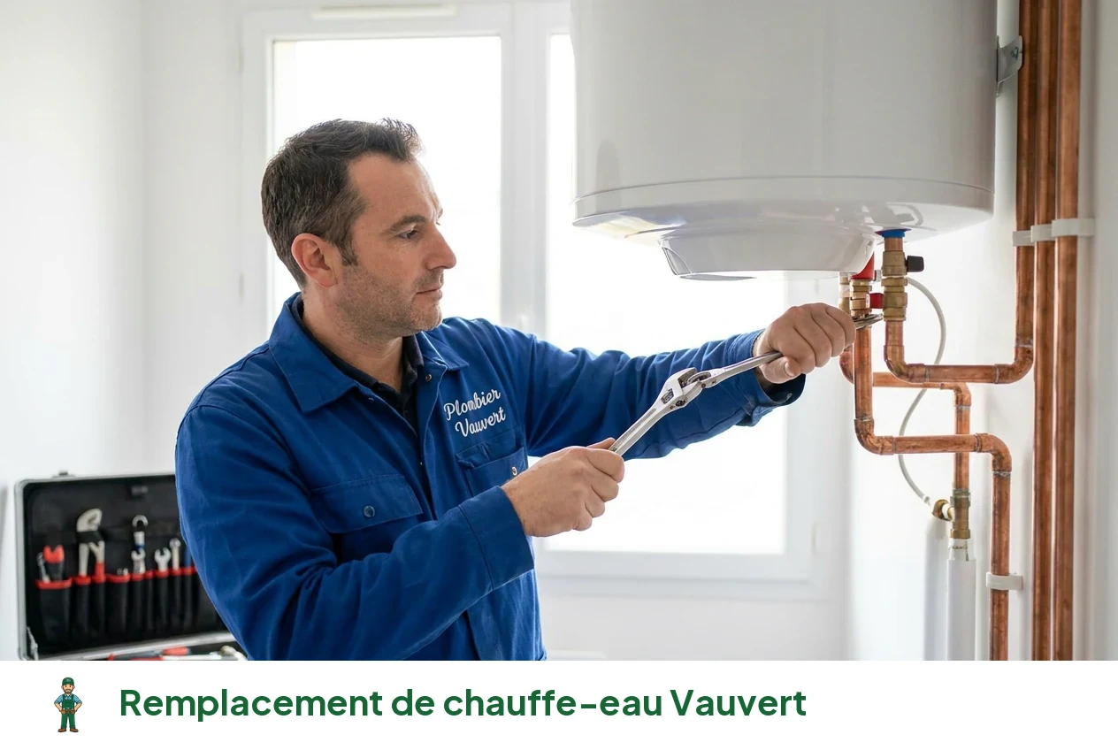 Remplacement de chauffe-eau à Vauvert