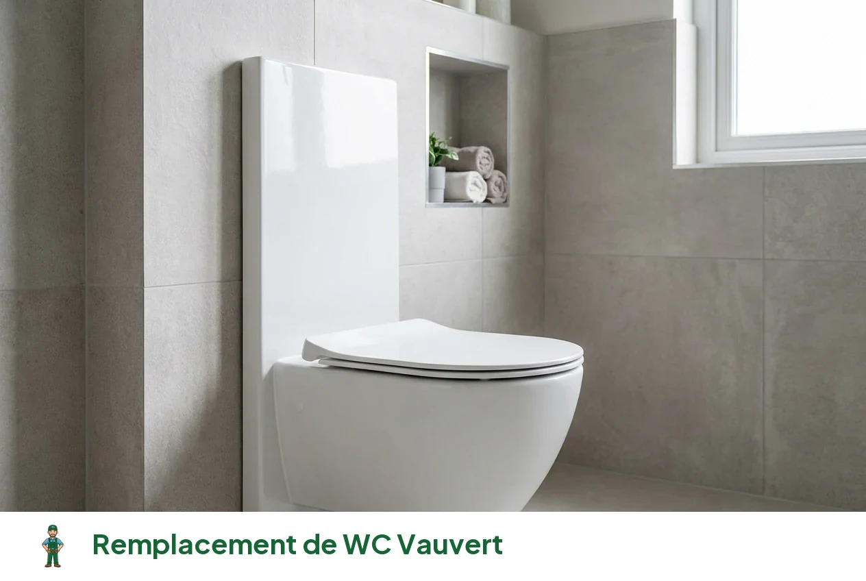 Remplacement de WC à Vauvert