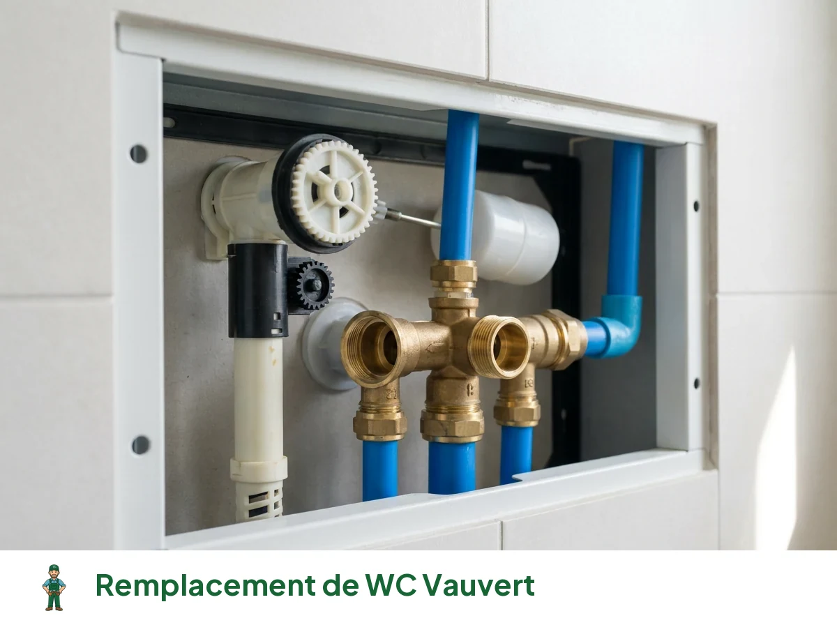 Remplacement de WC à Vauvert